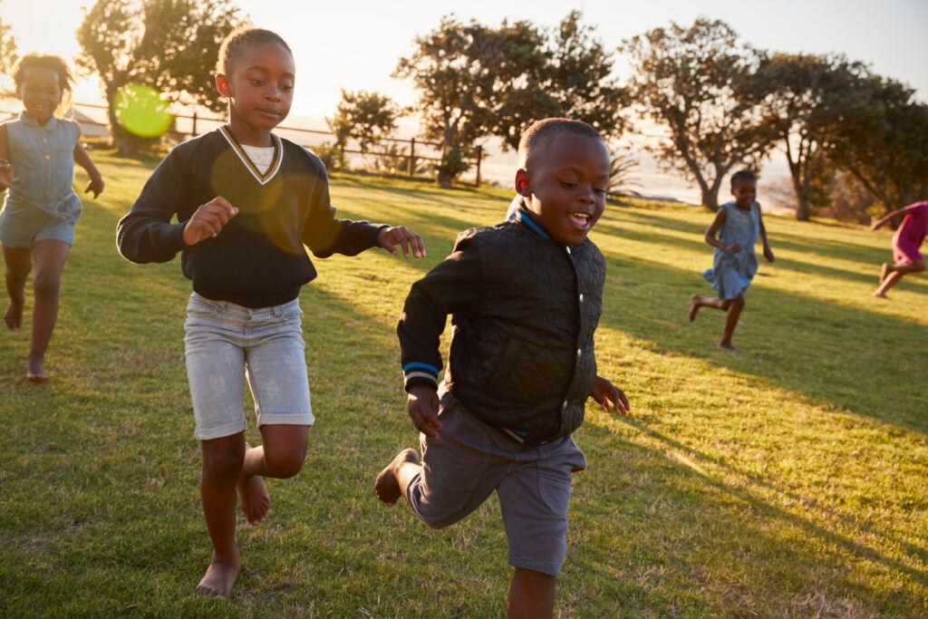Children Running